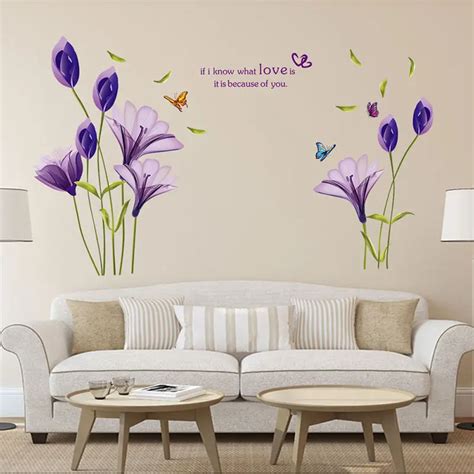 wall stickers for purple wall